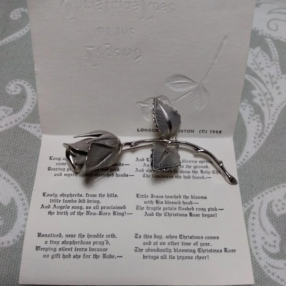 🌲"Legend of the Christmas Rose" Pin - Picture 2 of 9
